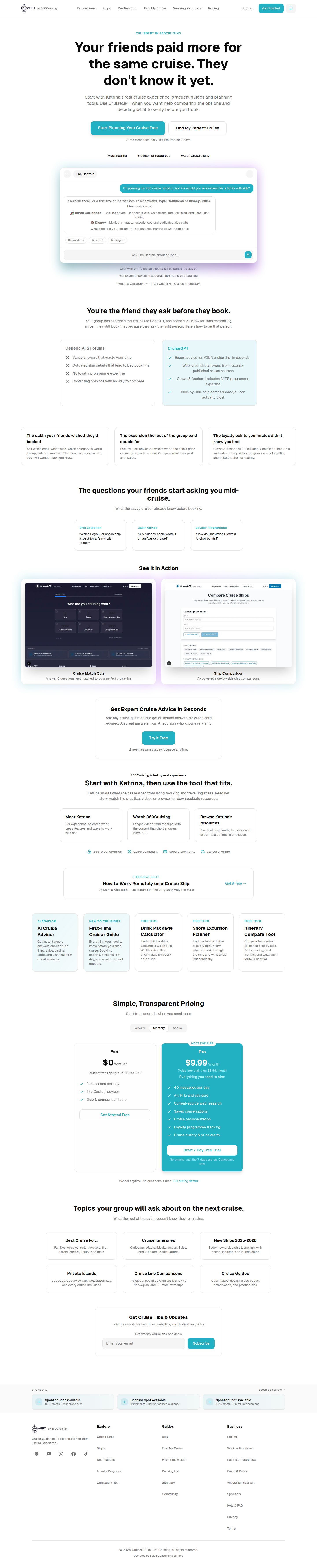360Cruising AI website preview