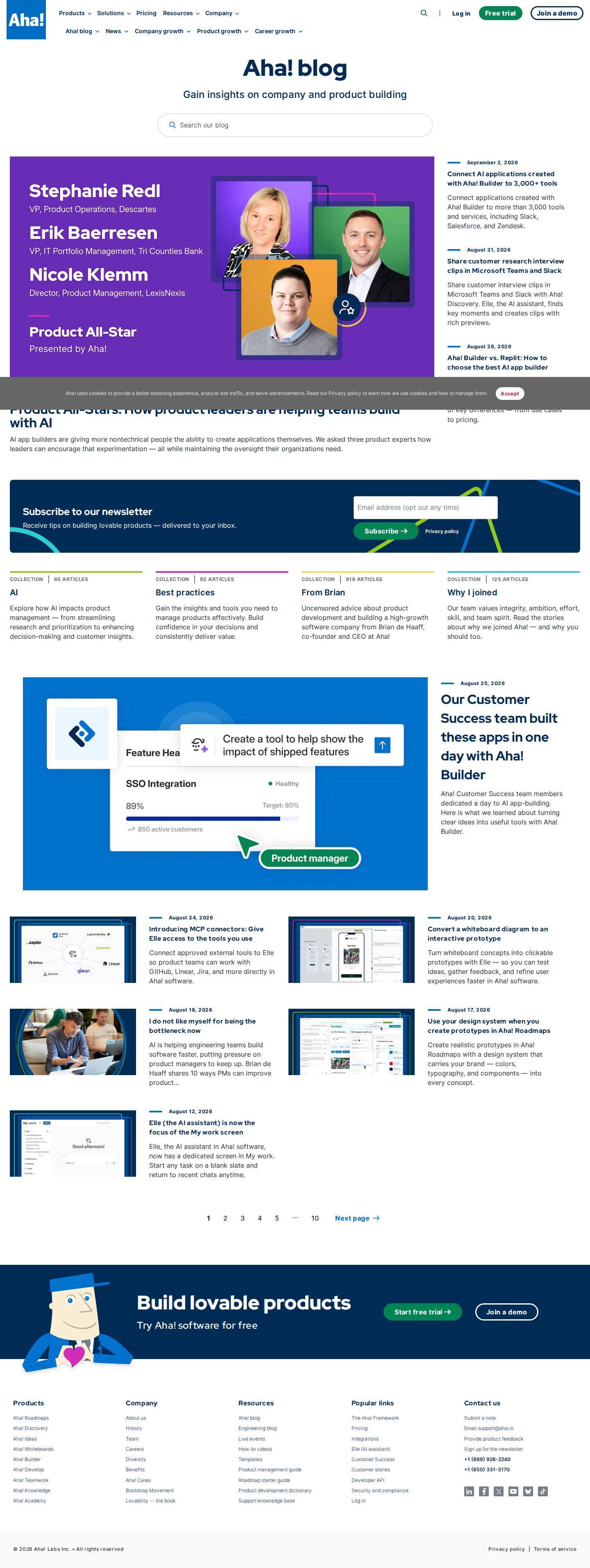 Blog website preview