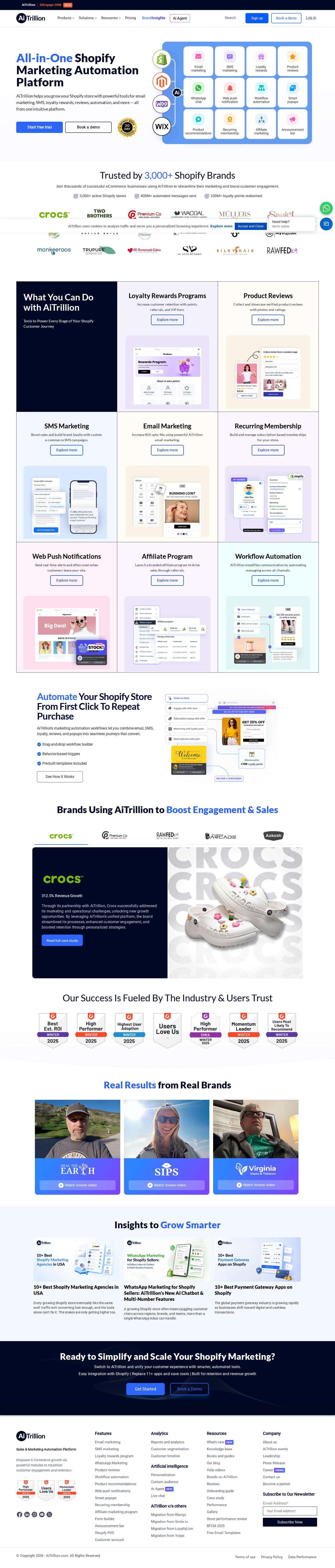 AiTrillion website preview