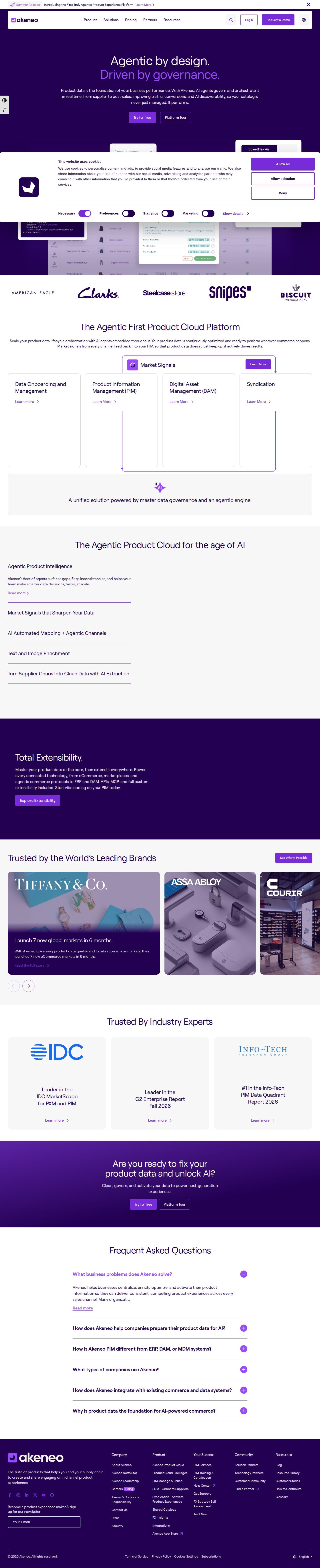 Akeneo website preview