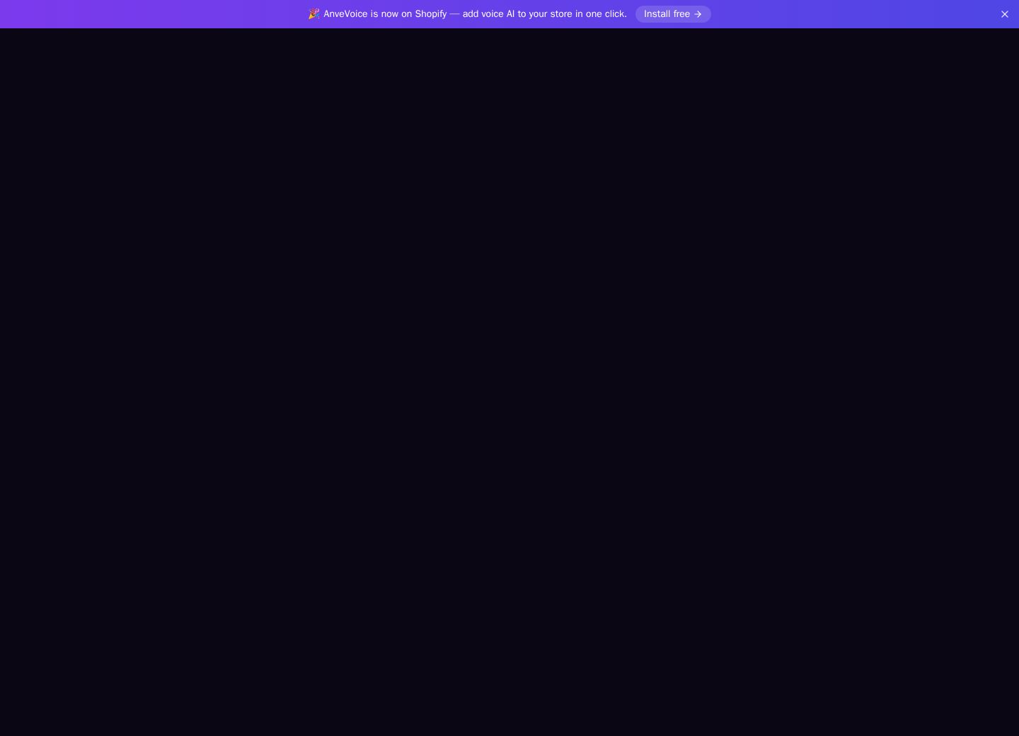AnveVoice website preview