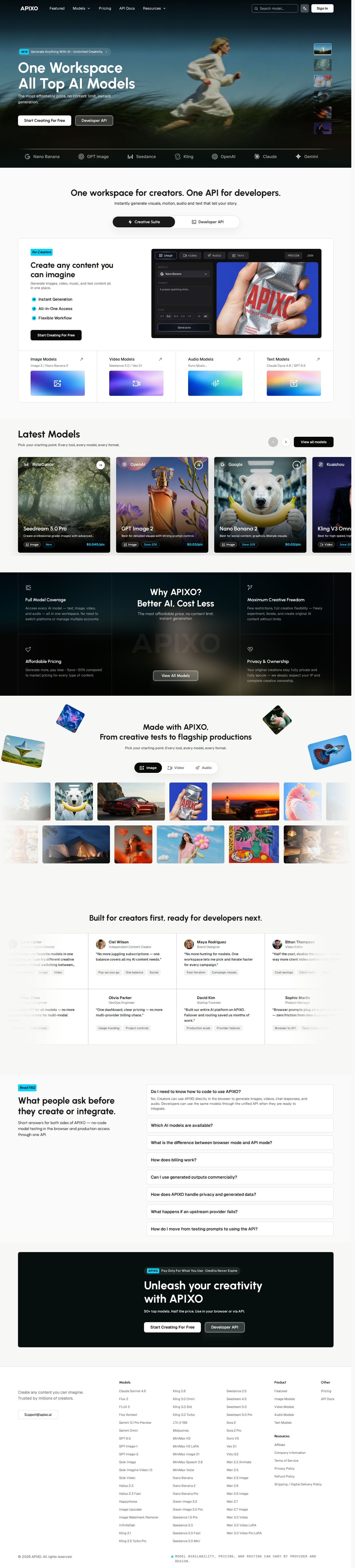 APIXO website preview