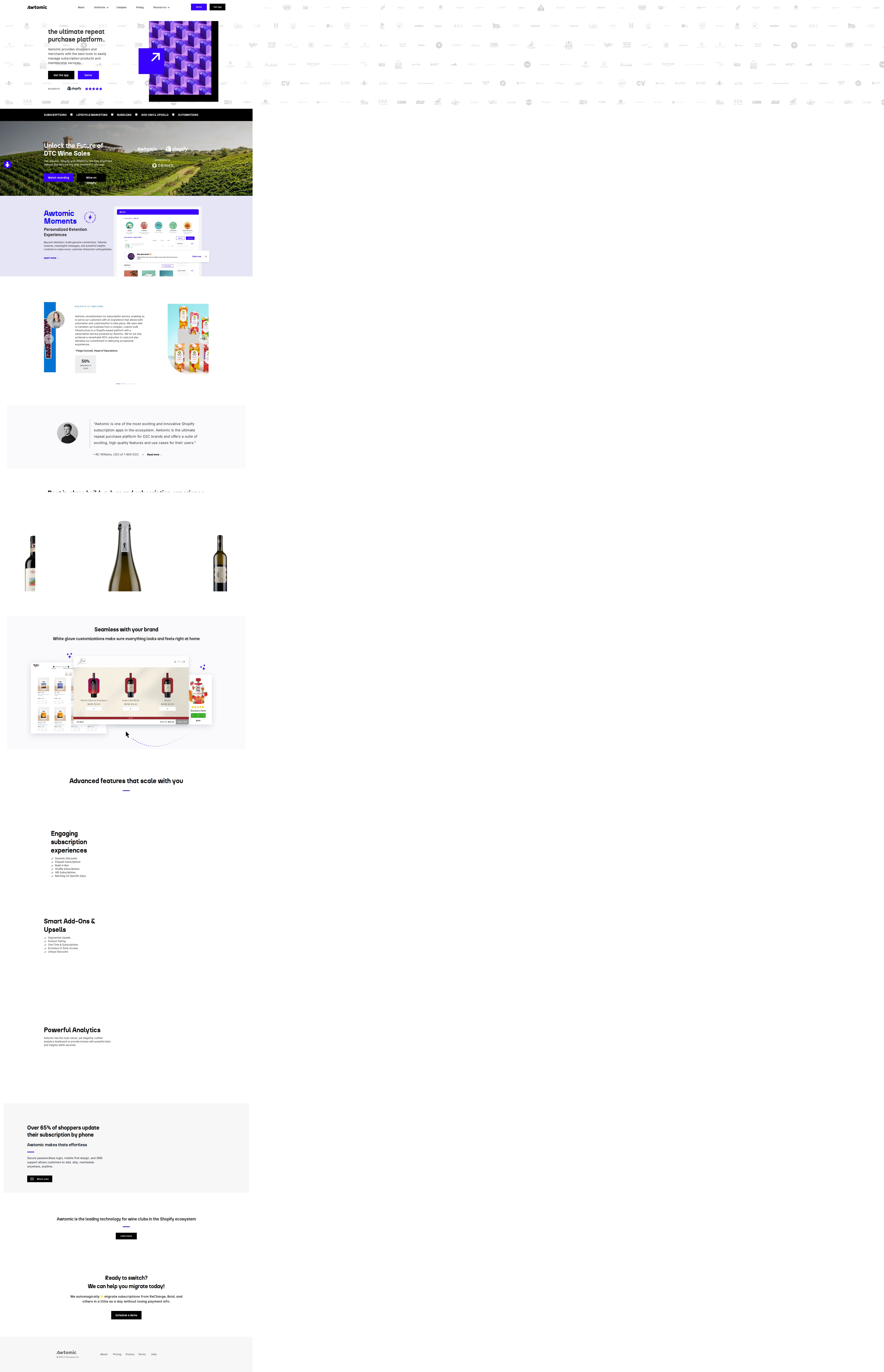 Awtomic website preview