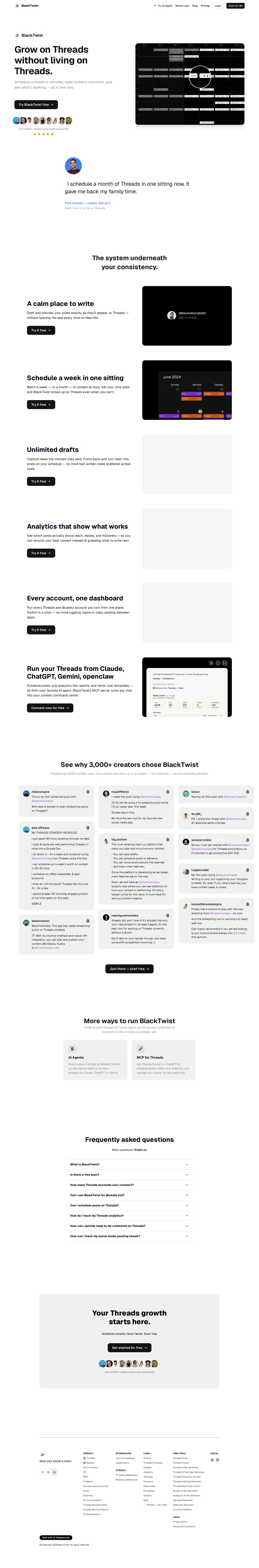BlackTwist website preview