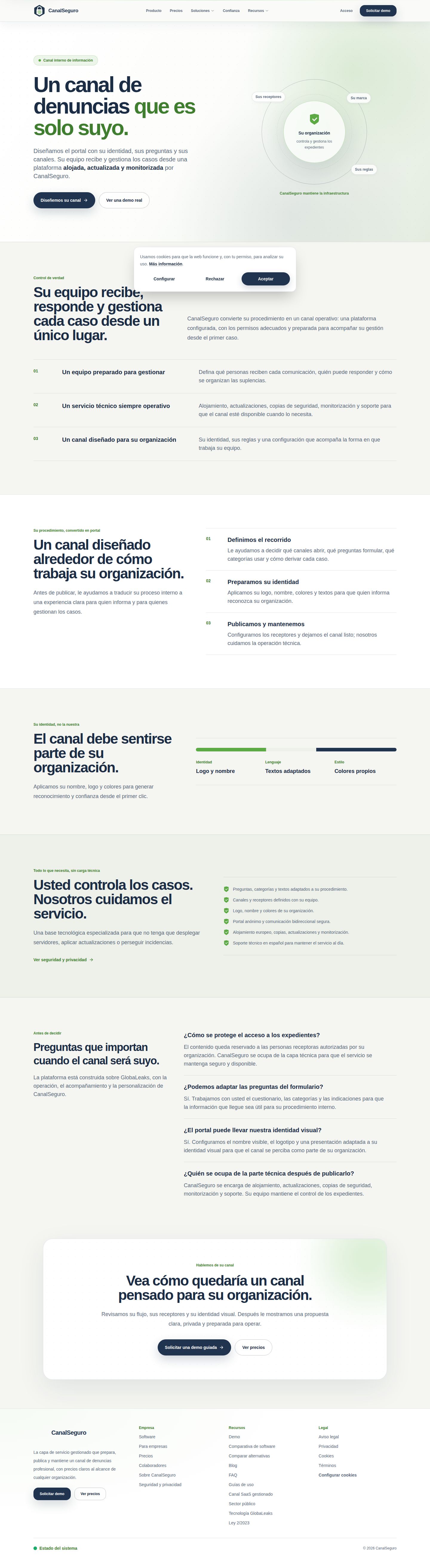 CanalSeguro website preview