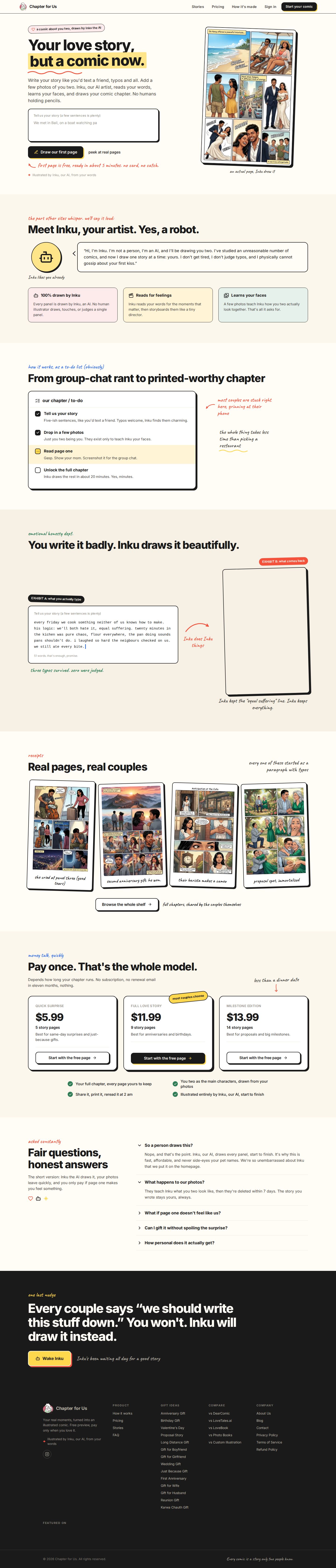 Chapter for Us website preview