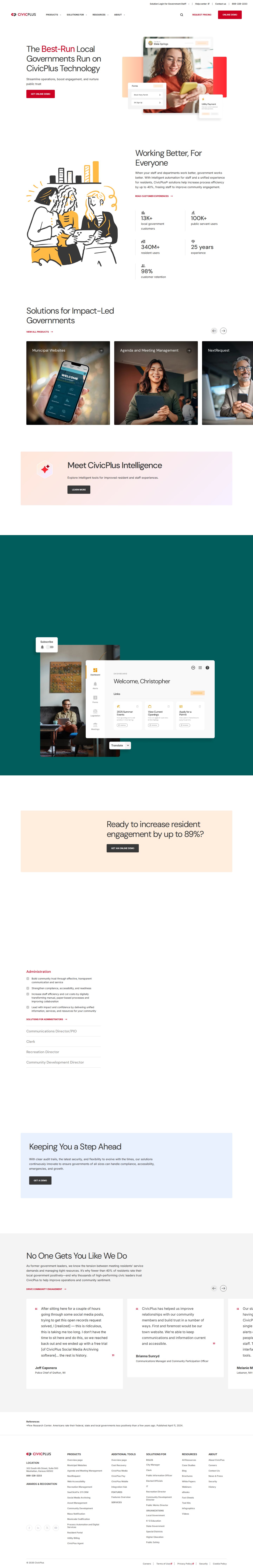 CivicPlus website preview