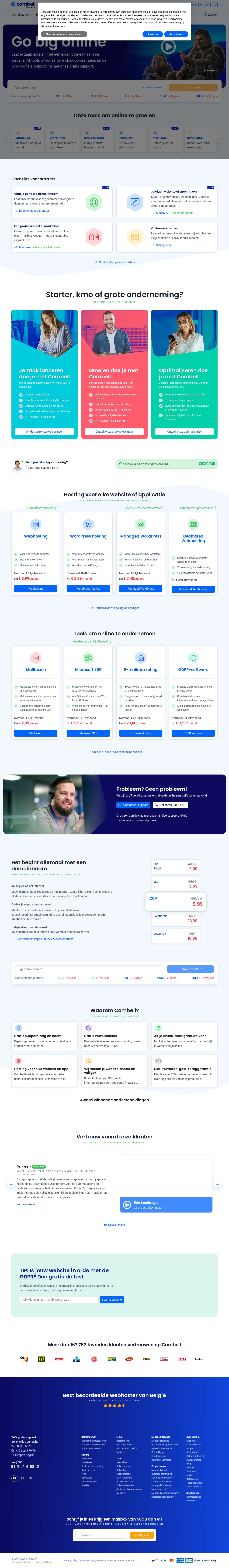 Combell website preview