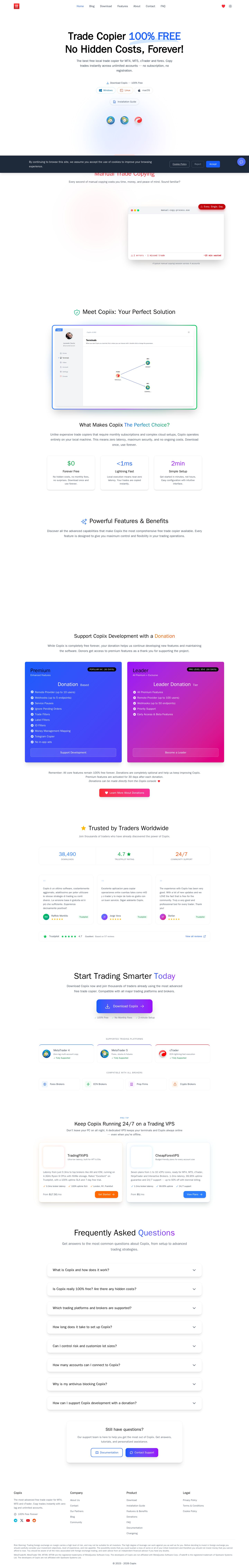 Copiix website preview