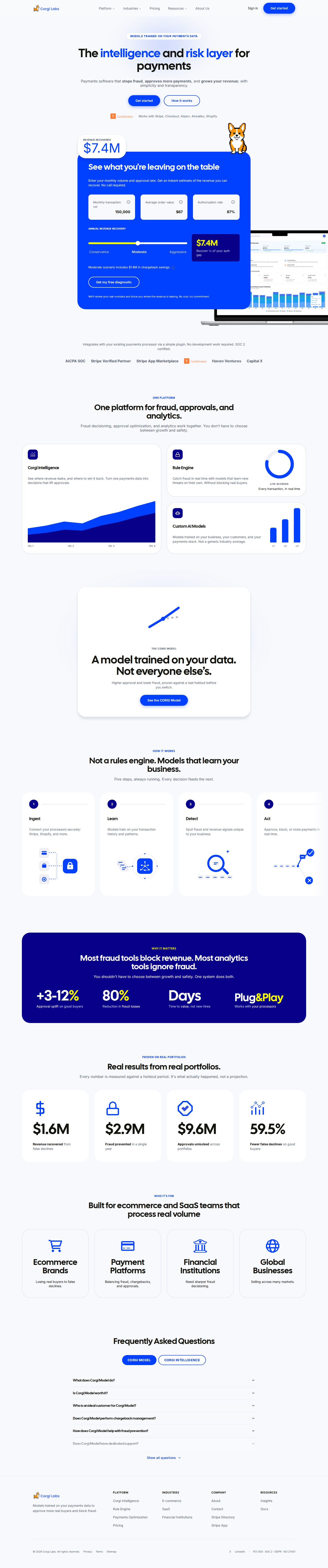Corgi Labs website preview