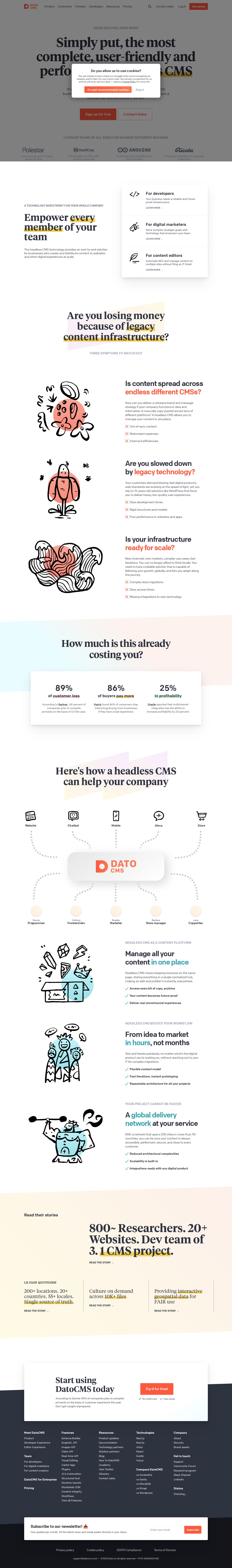 DatoCMS website preview