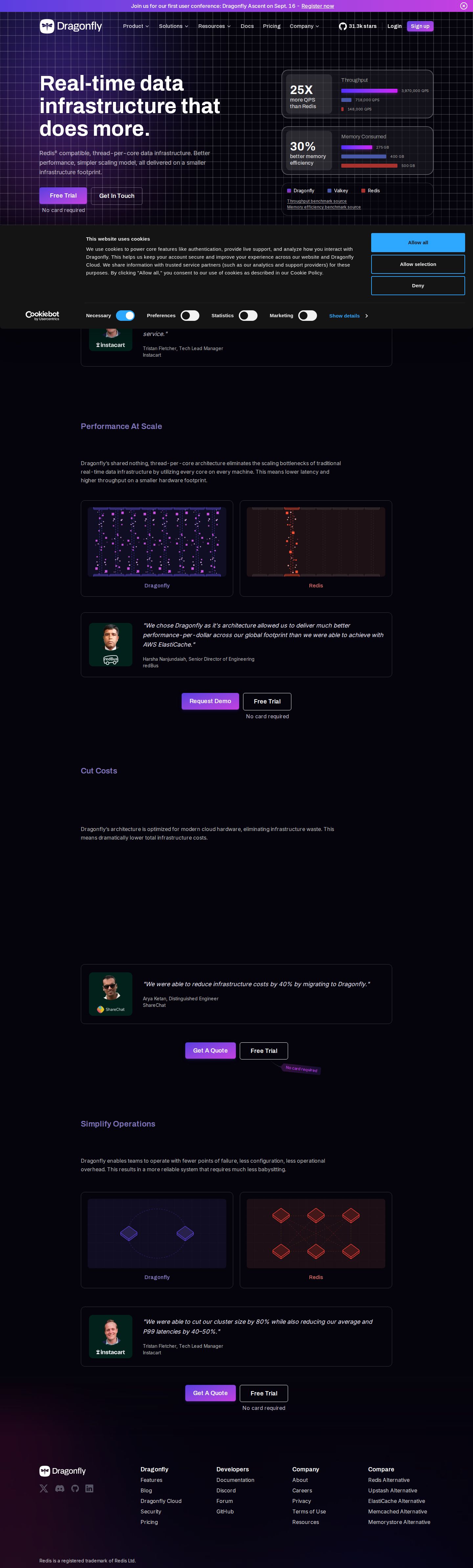 Dragonfly website preview
