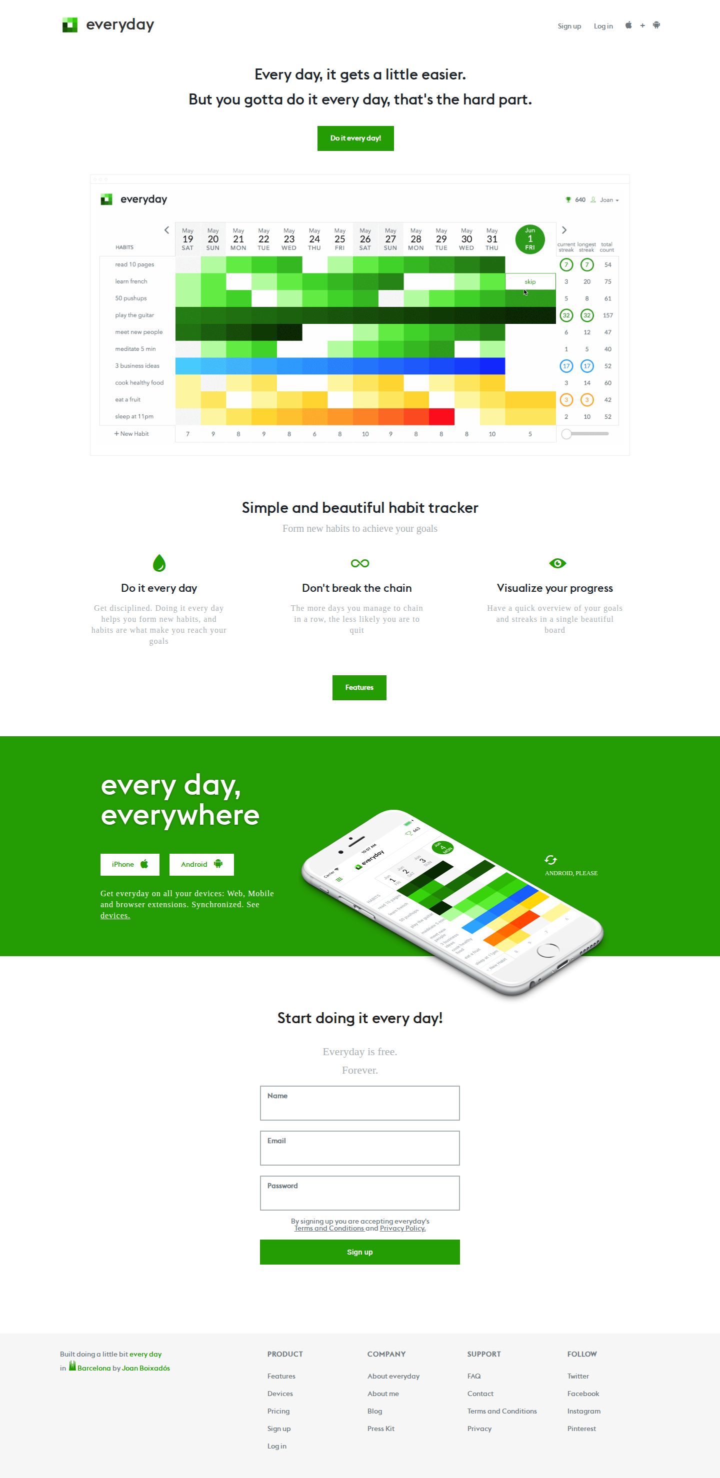 everyday website preview