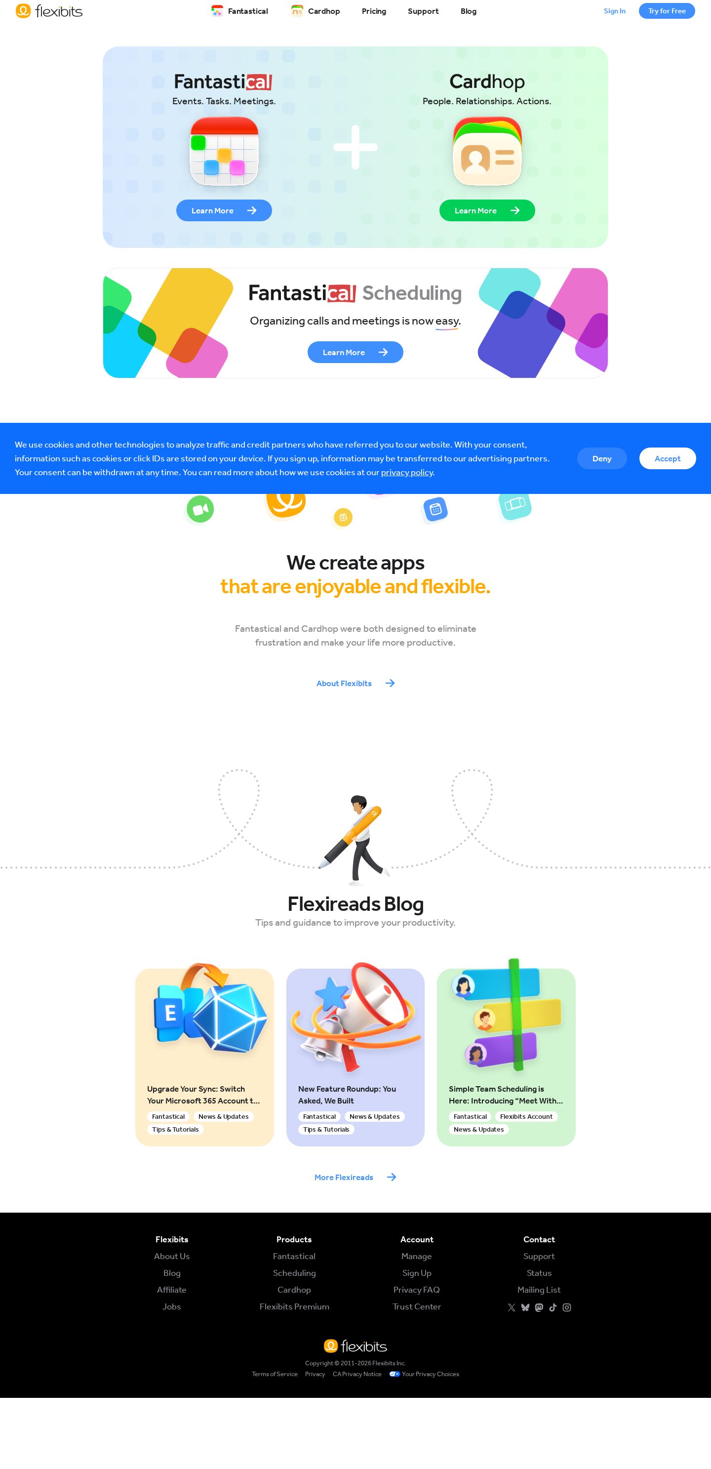 Flexibits website preview