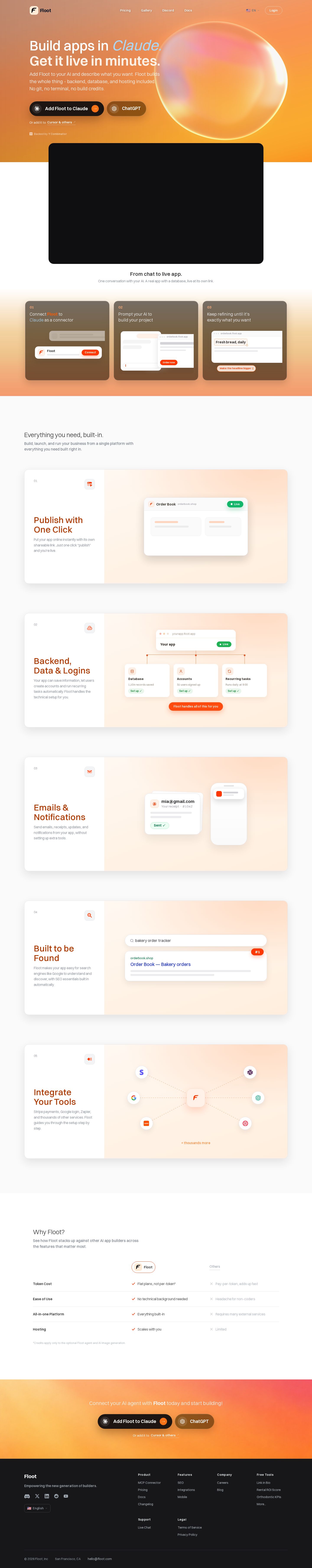 Floot website preview