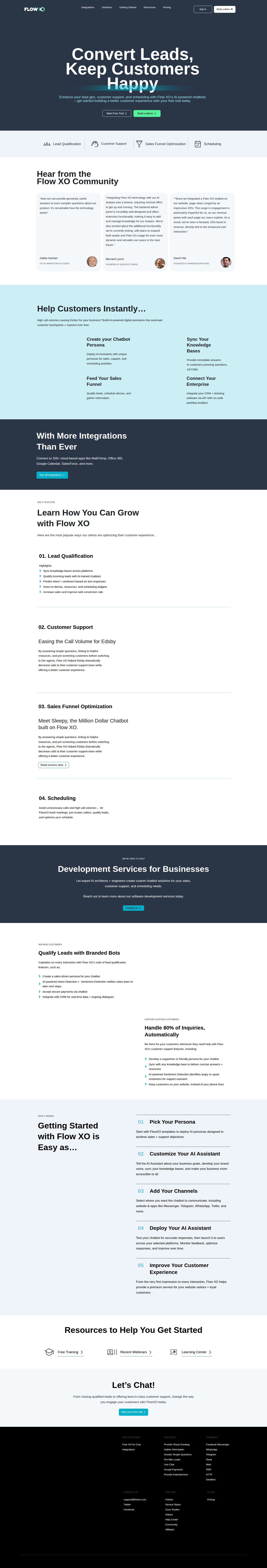 Flow XO website preview