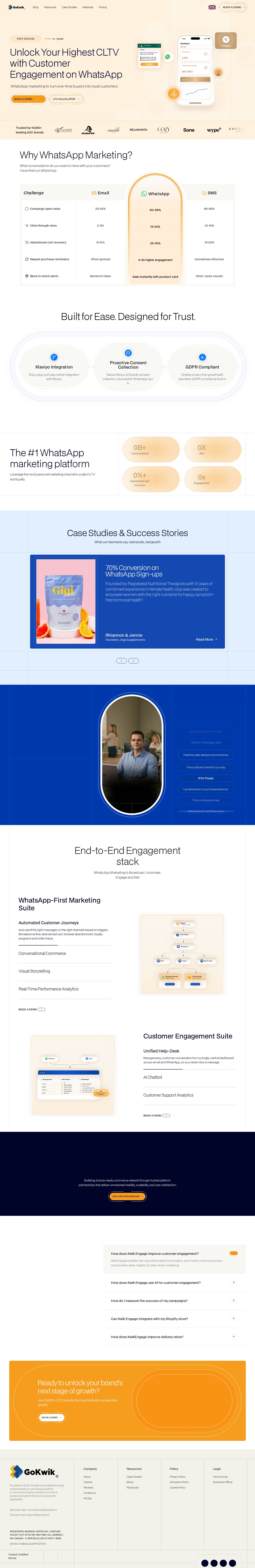 GoKwik website preview