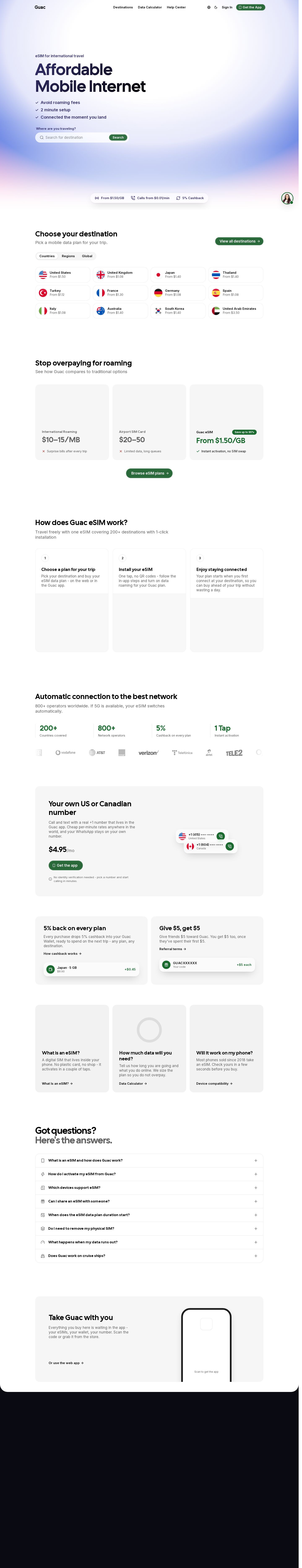 Guac website preview
