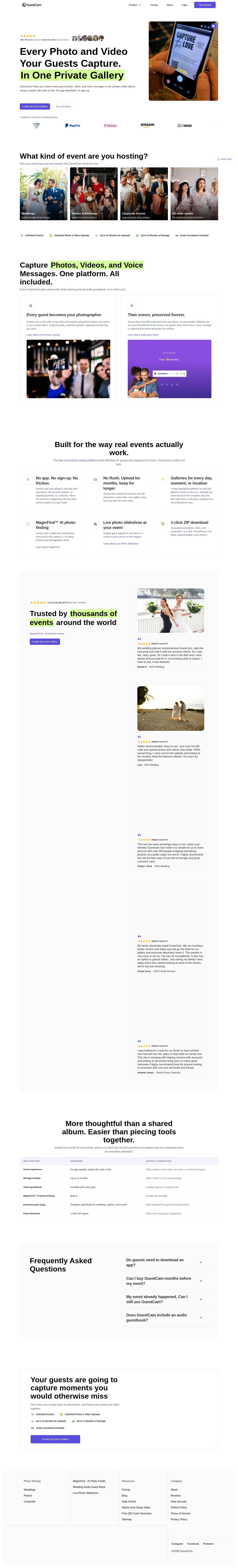 GuestCam website preview
