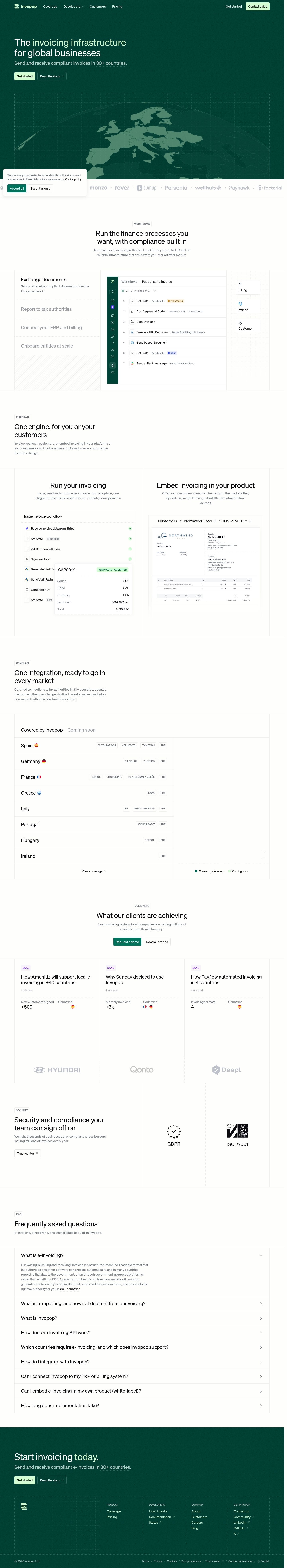 Invopop website preview