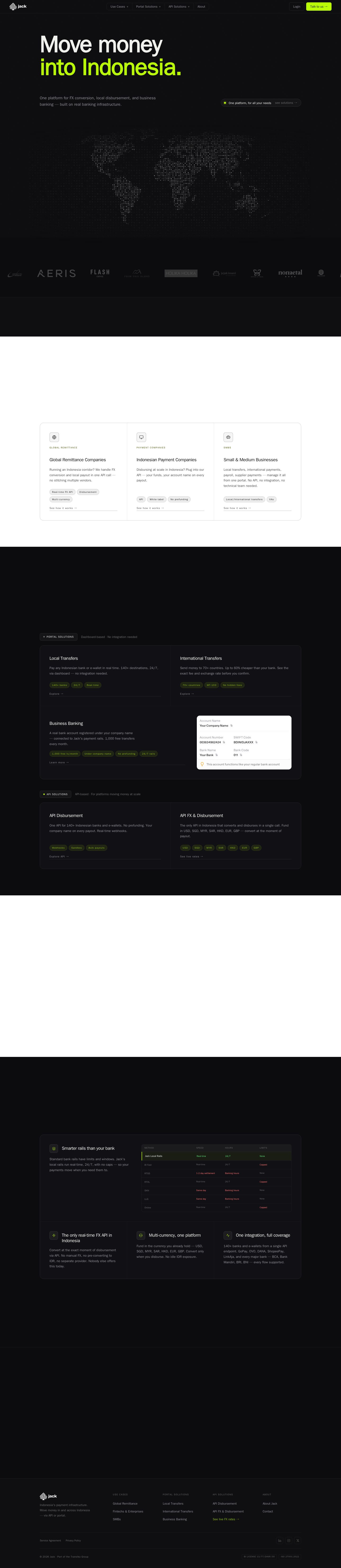 Jack website preview