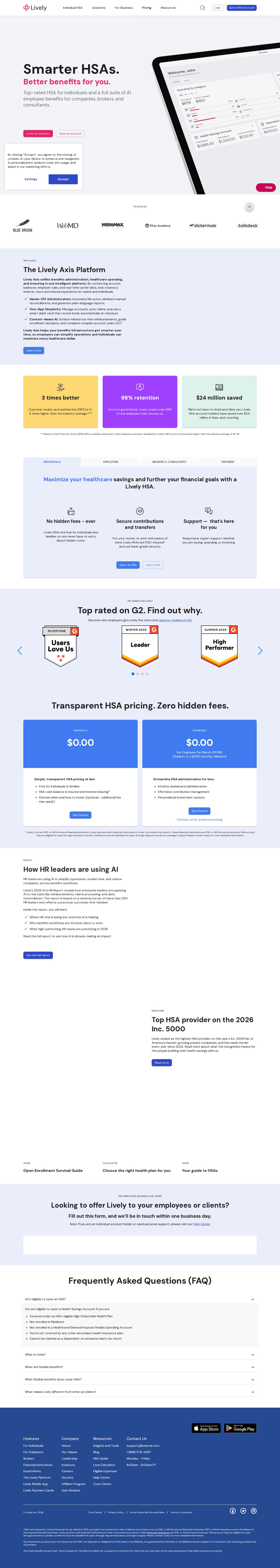 Livelyme website preview