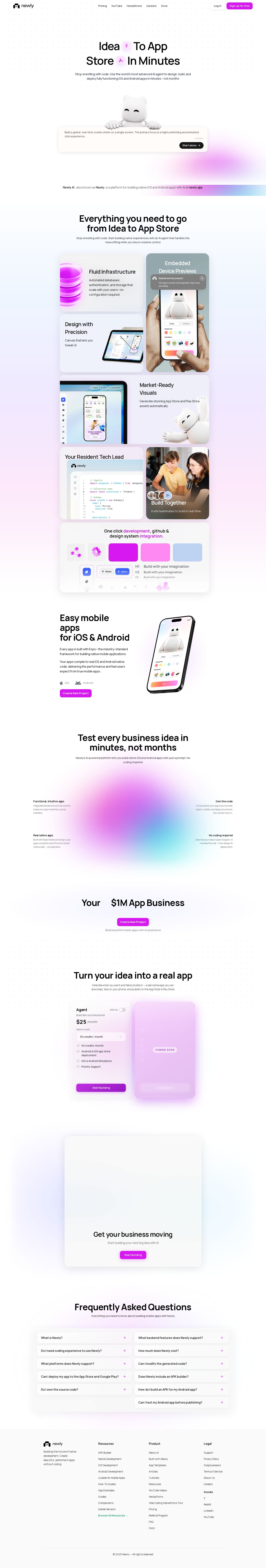 Newly website preview