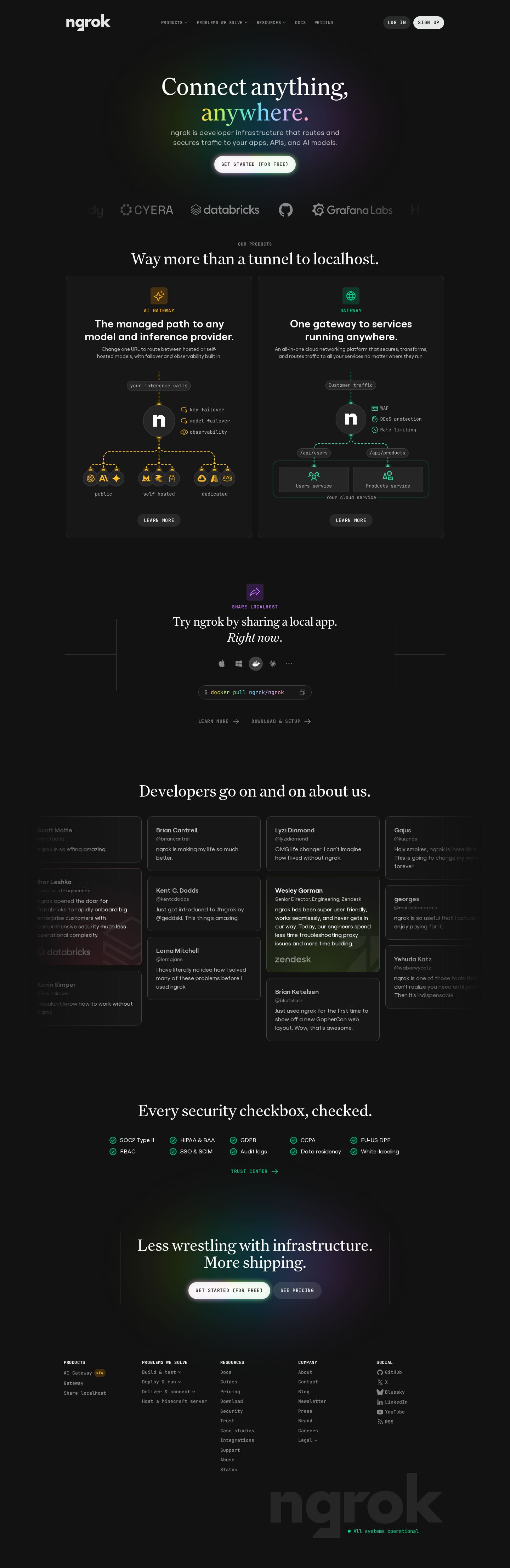 ngrok website preview