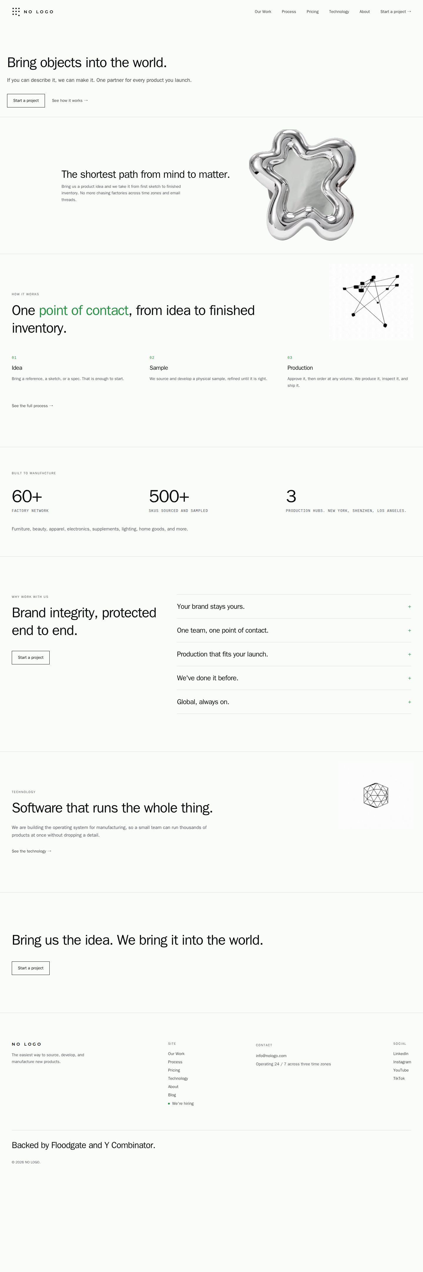 NO LOGO website preview
