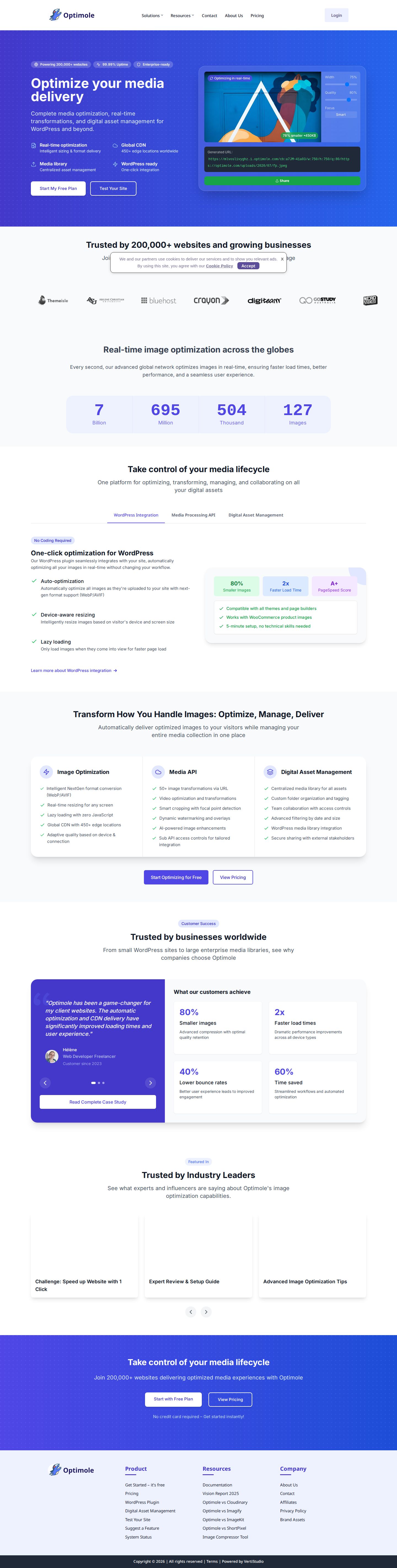 Optimole website preview