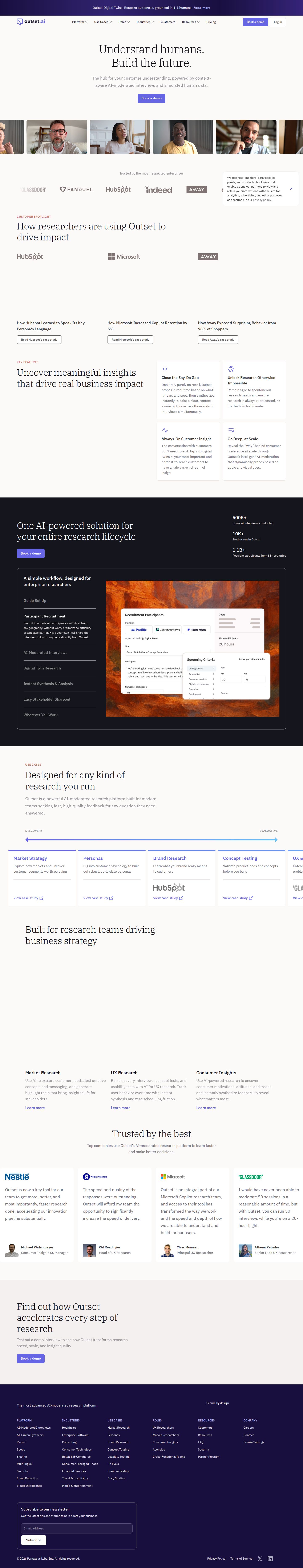 Outset website preview