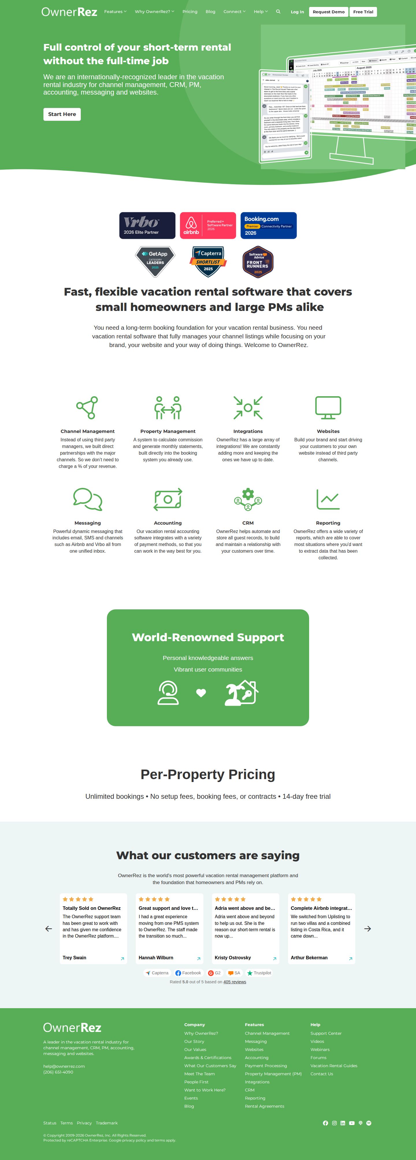 OwnerRez website preview