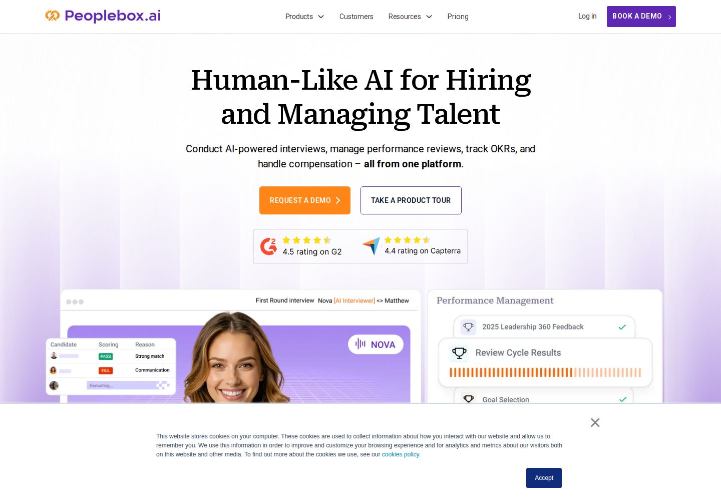 Peoplebox website preview