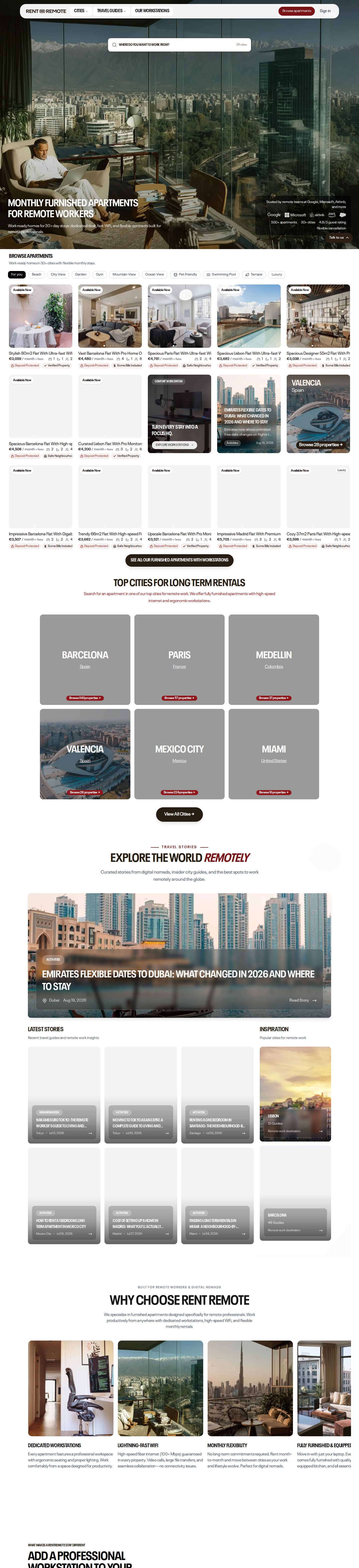 RentRemote website preview