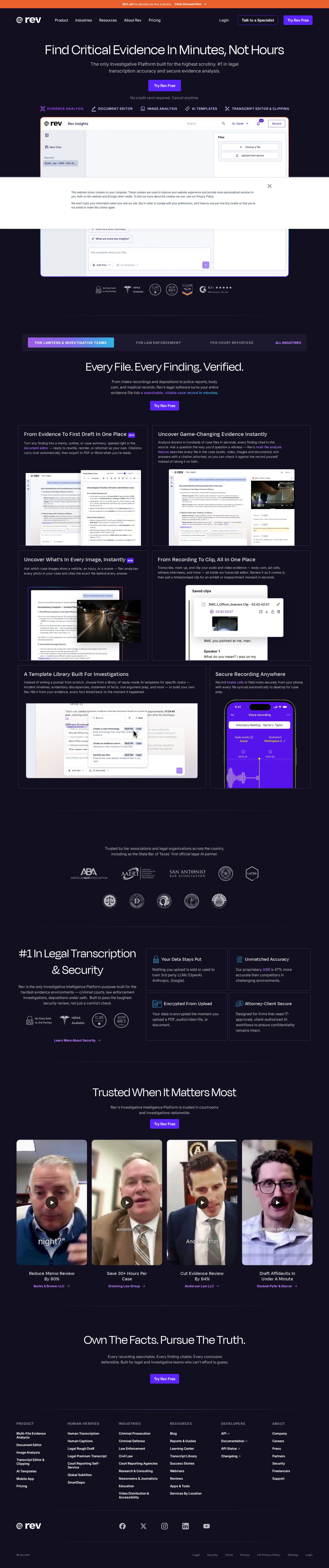 Rev website preview