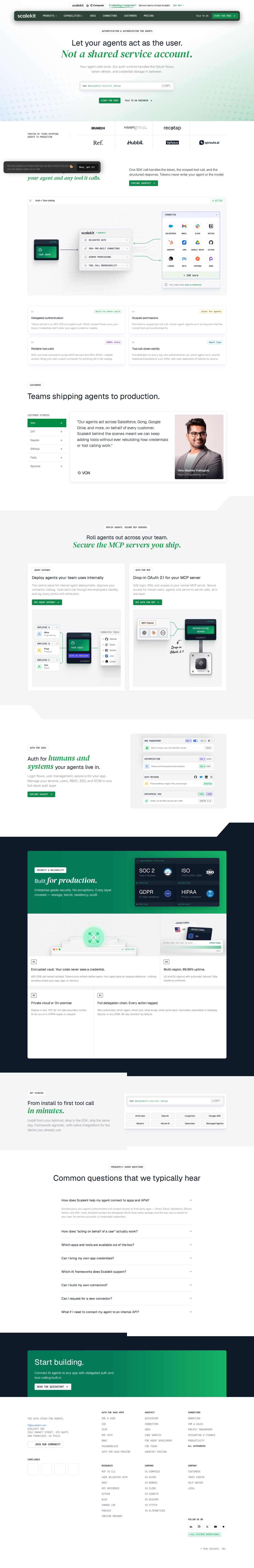 Scalekit website preview