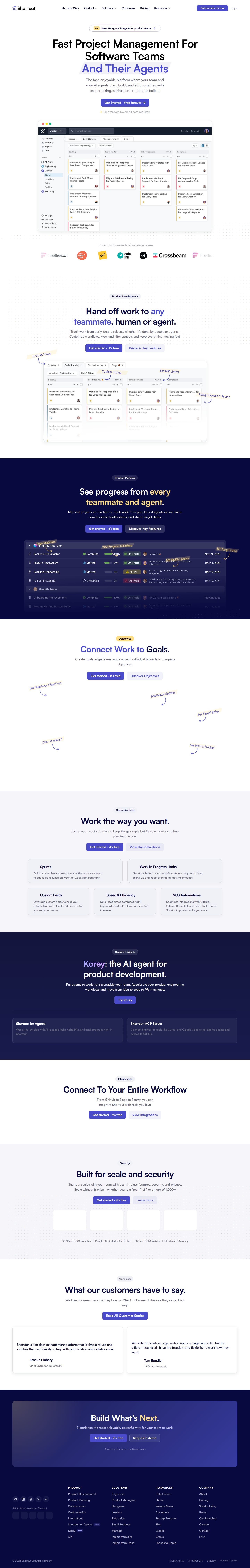 Shortcut website preview