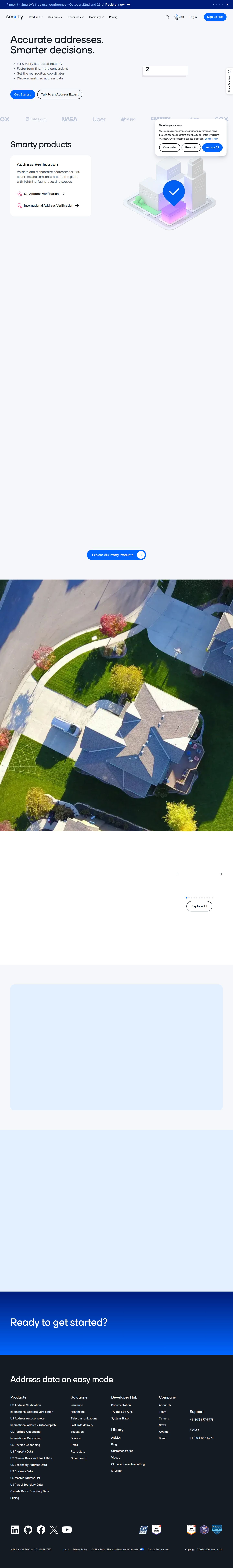 USPS & International Address Verification website preview
