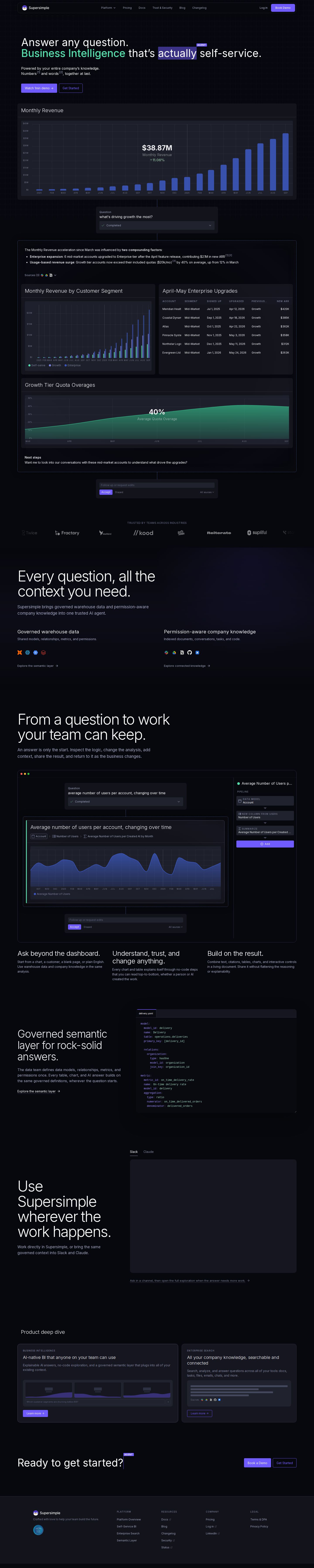 Supersimple website preview