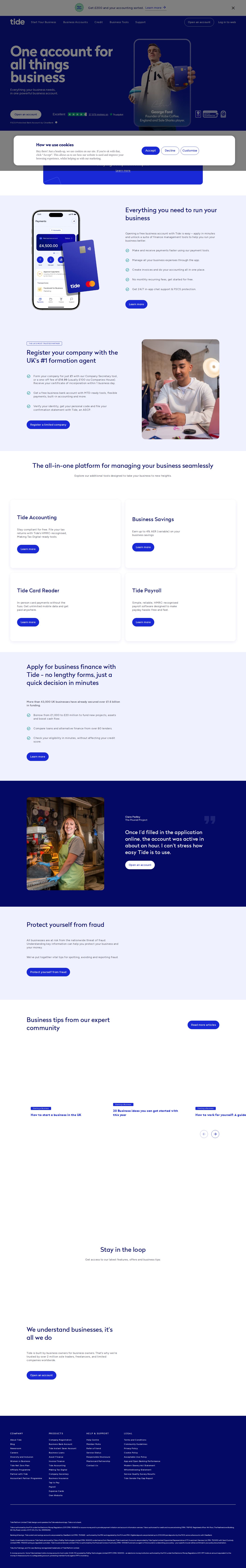 Better business finance website preview