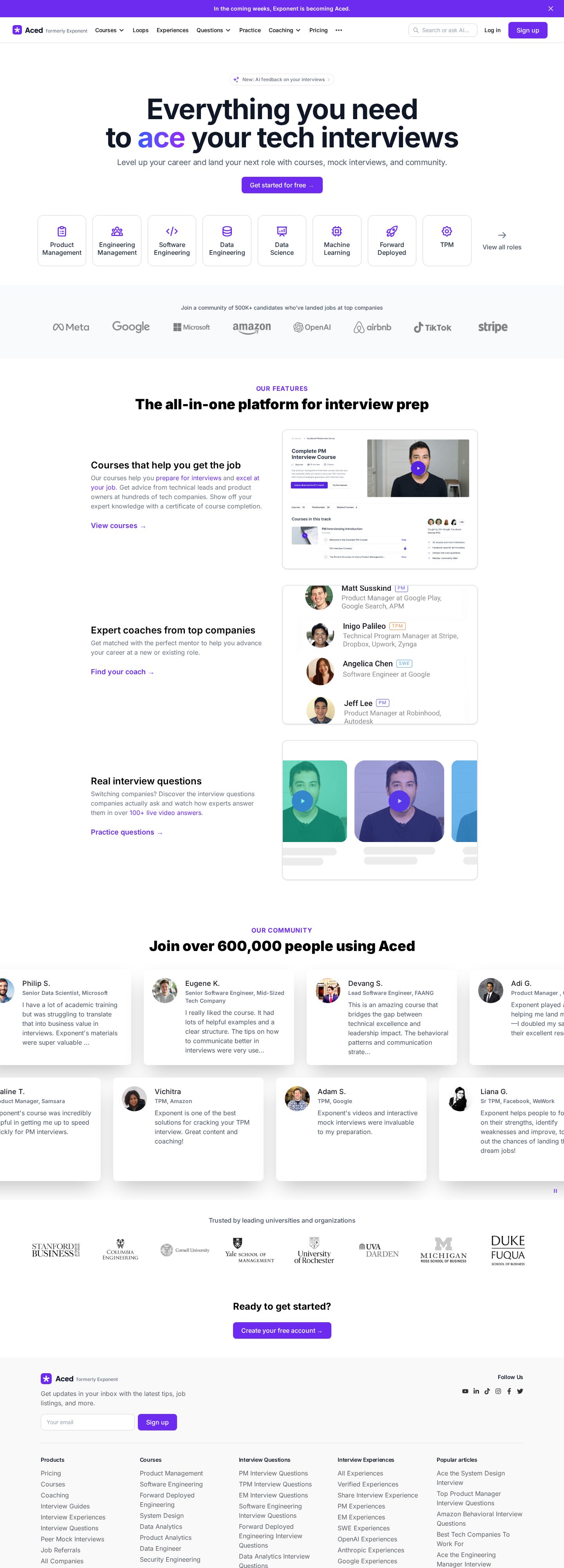 Pmlesson website preview