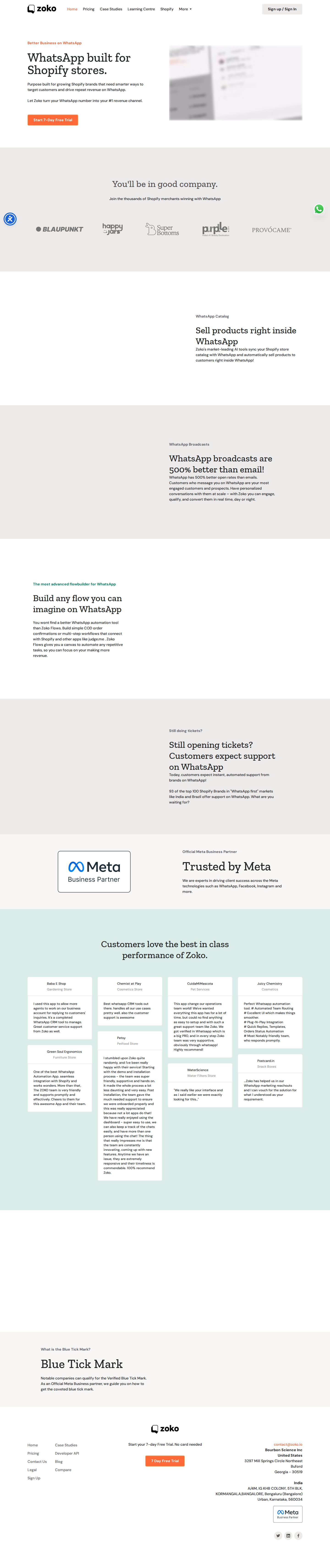 Zoko website preview